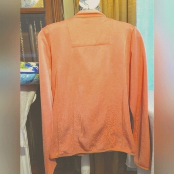 Tehama Full Zip Jacket Silky Fleece Lined Fresh Melon Color Size Small 🍑 - Picture 5 of 6